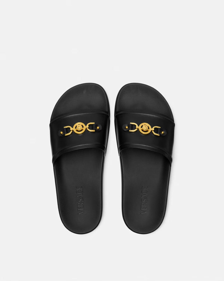 VERSACE Medusa '95 Leather Sliders