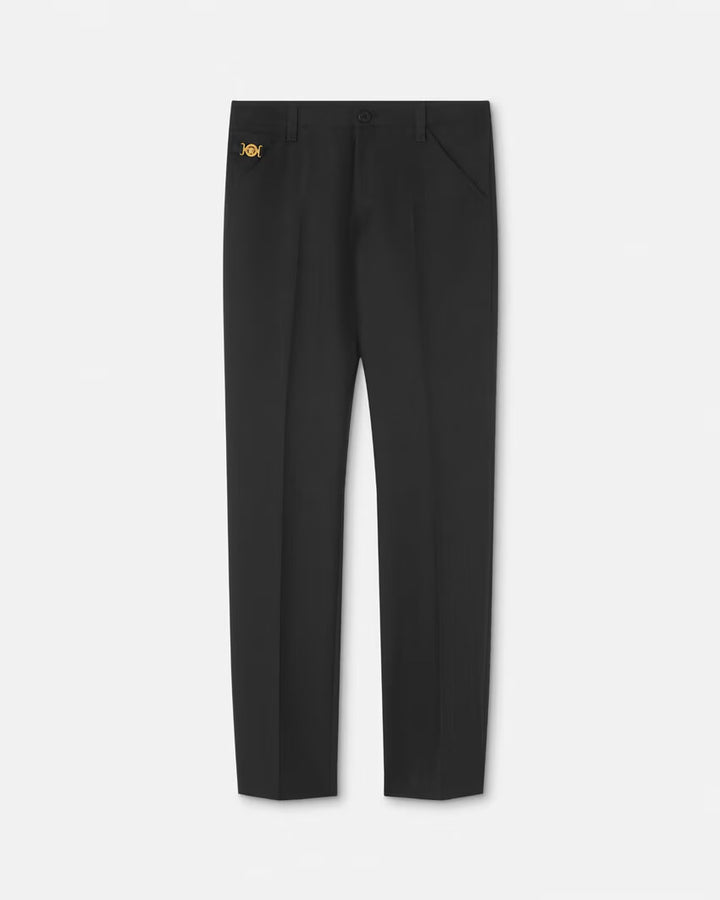 VERSACE Cavalry Wool Formal Pants