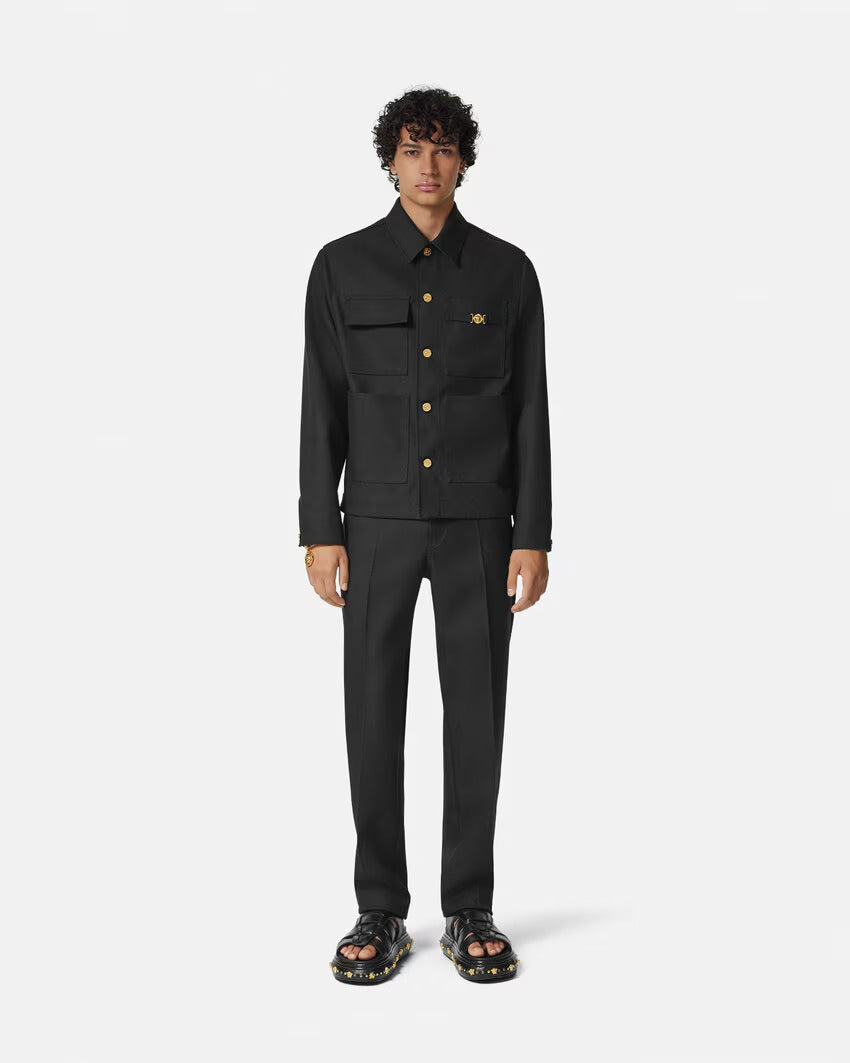 VERSACE Cavalry Wool Formal Pants