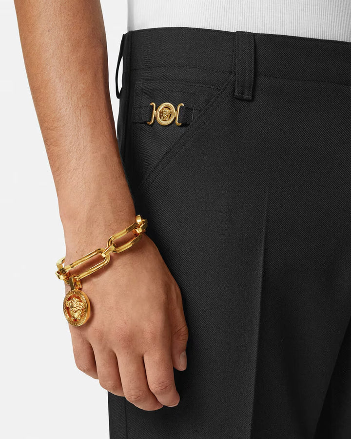 VERSACE Cavalry Wool Formal Pants