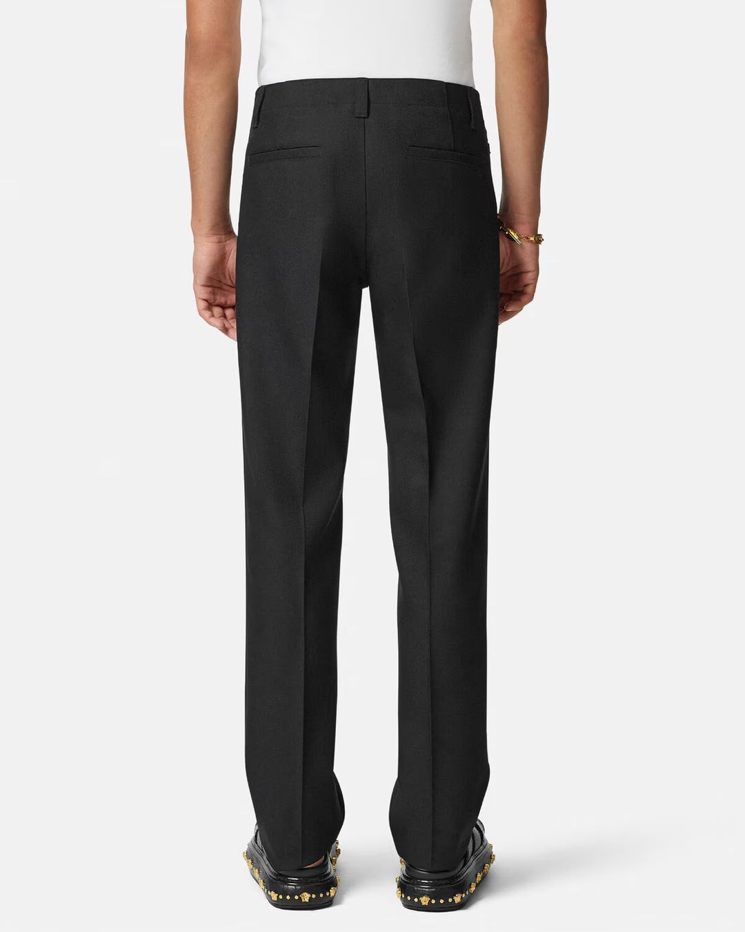 VERSACE Cavalry Wool Formal Pants