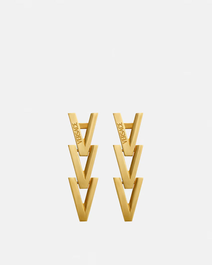 VERSACE V2025 Chain Drop Earrings