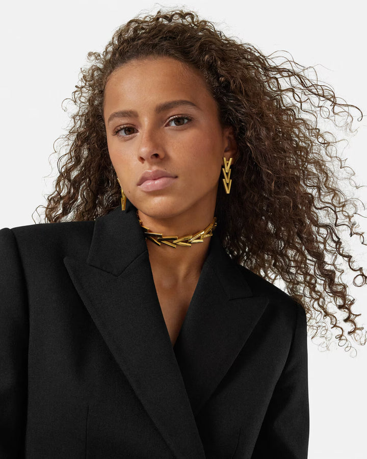 VERSACE V2025 Chain Drop Earrings