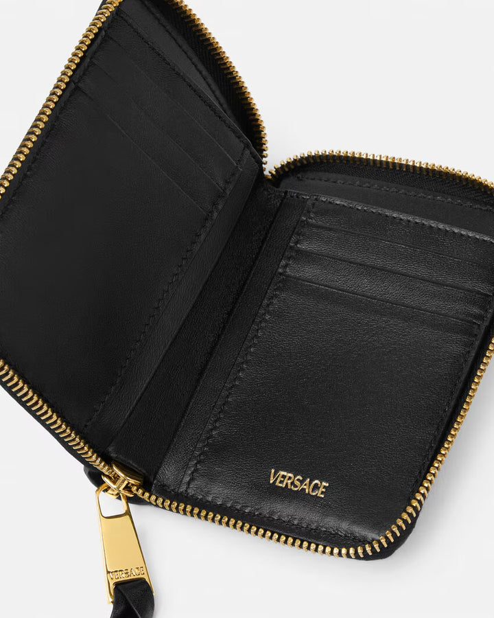 Versace Tag Zip Wallet