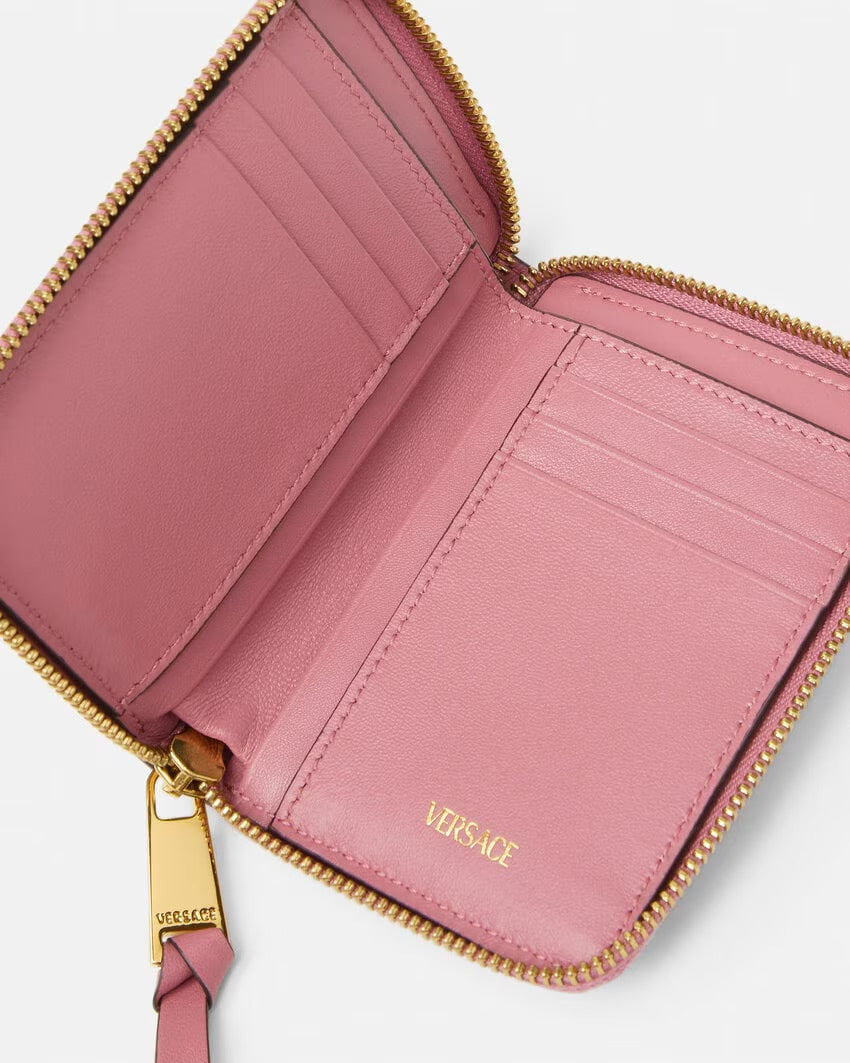 Versace Tag Zip Wallet