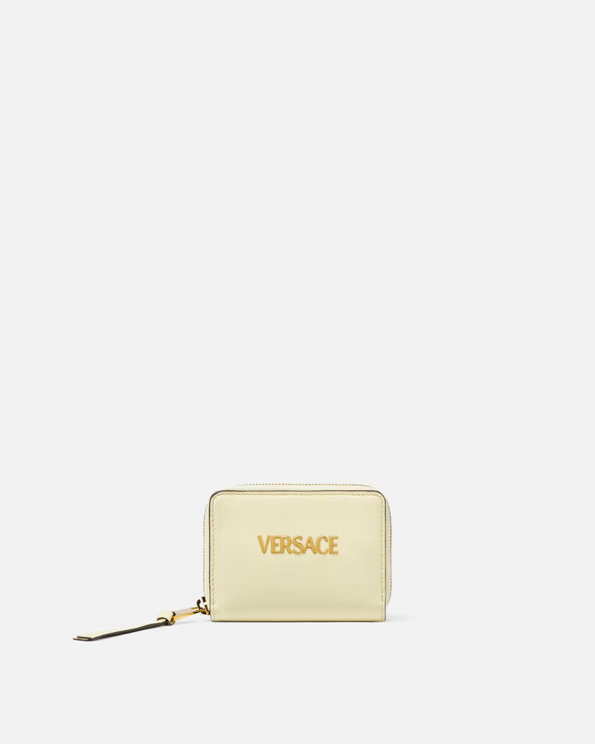 Versace Tag Zip Wallet