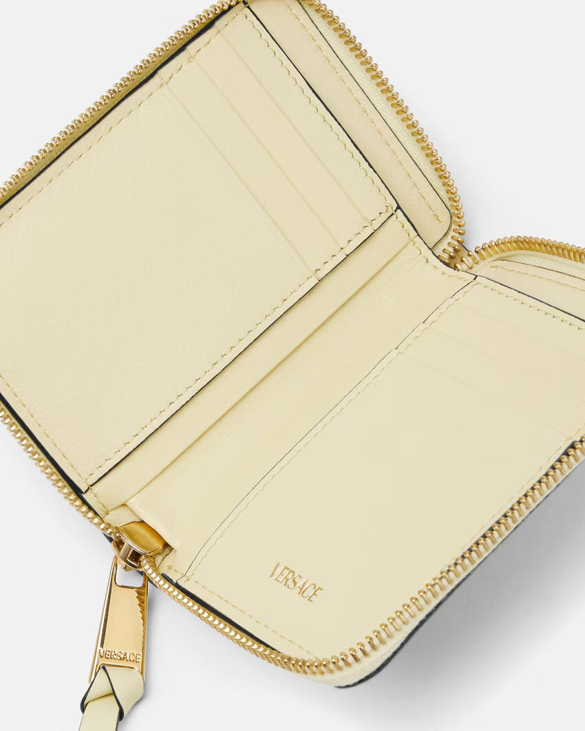 Versace Tag Zip Wallet