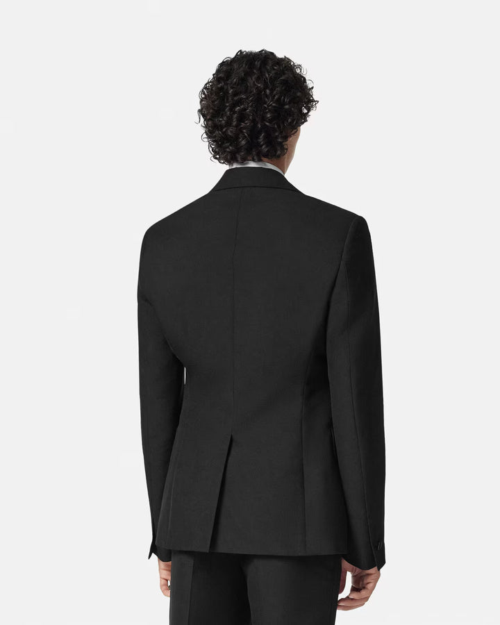 VERSACE Crystal Mohair-Blend Single-Breasted Blazer