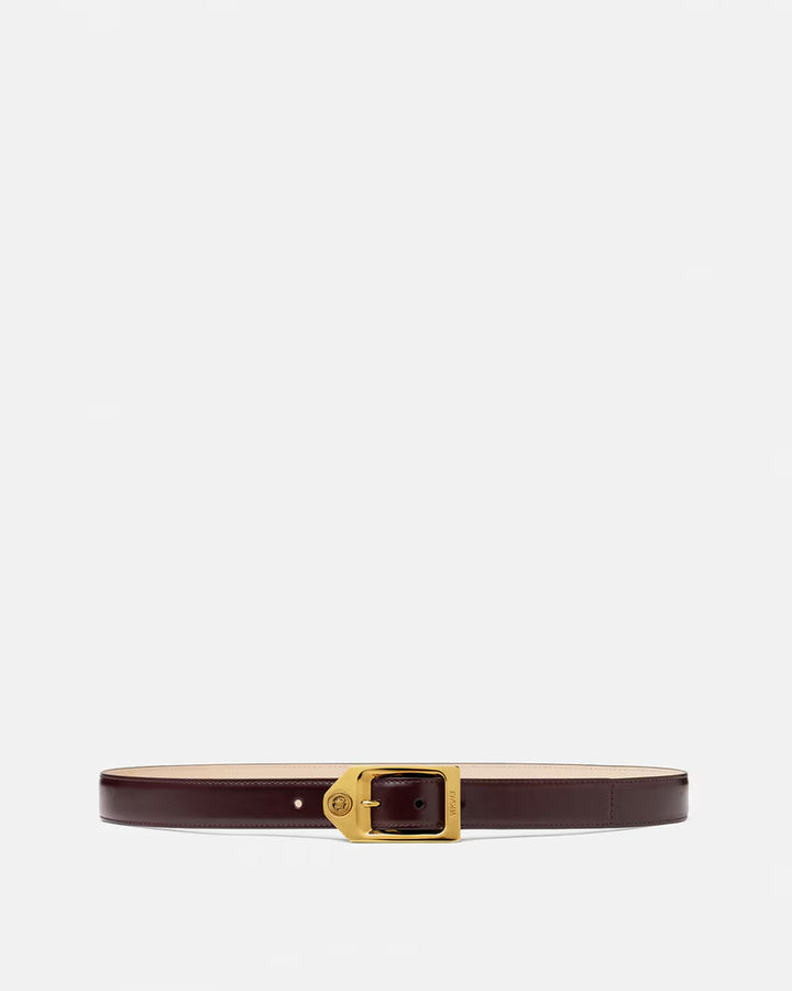 VERSACE Medusa Biggie Leather Belt 1.2"