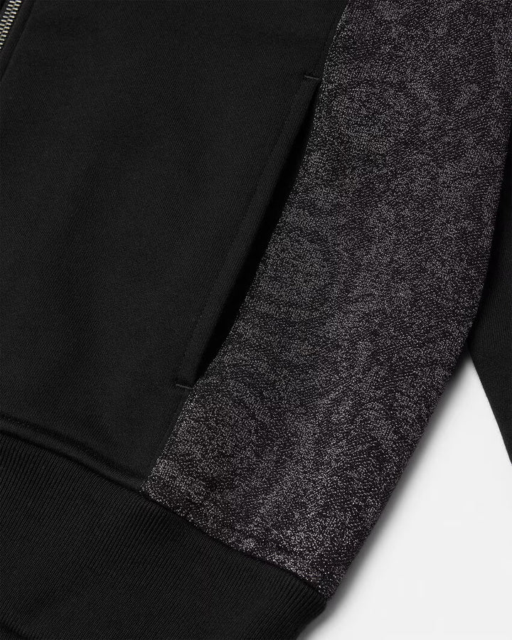 VERSACE Barocco Jacquard Lurex Zip Sweatshirt