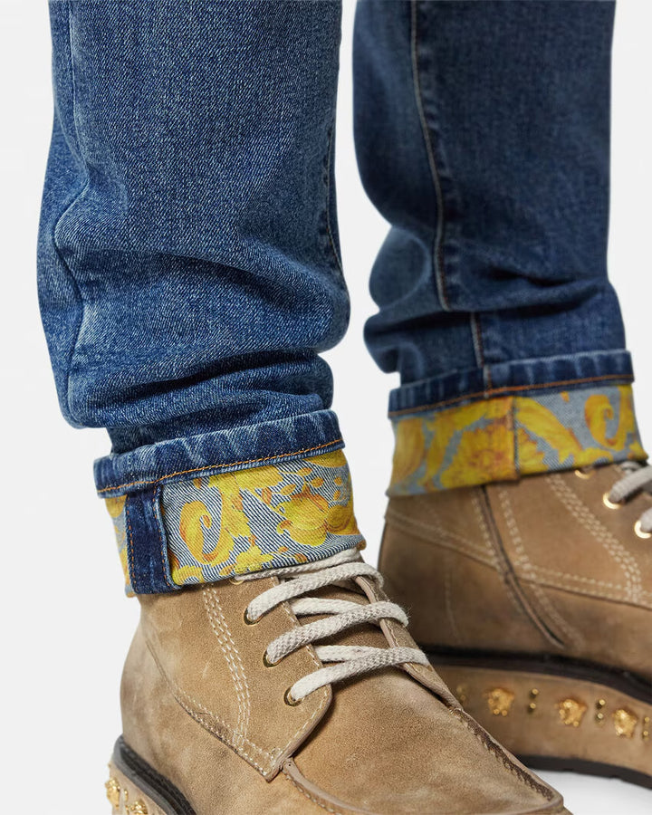 VERSACE Barocco Slim-Fit Jeans