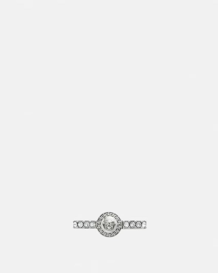 VERSACE Crystal Gianni Ribbon Ring
