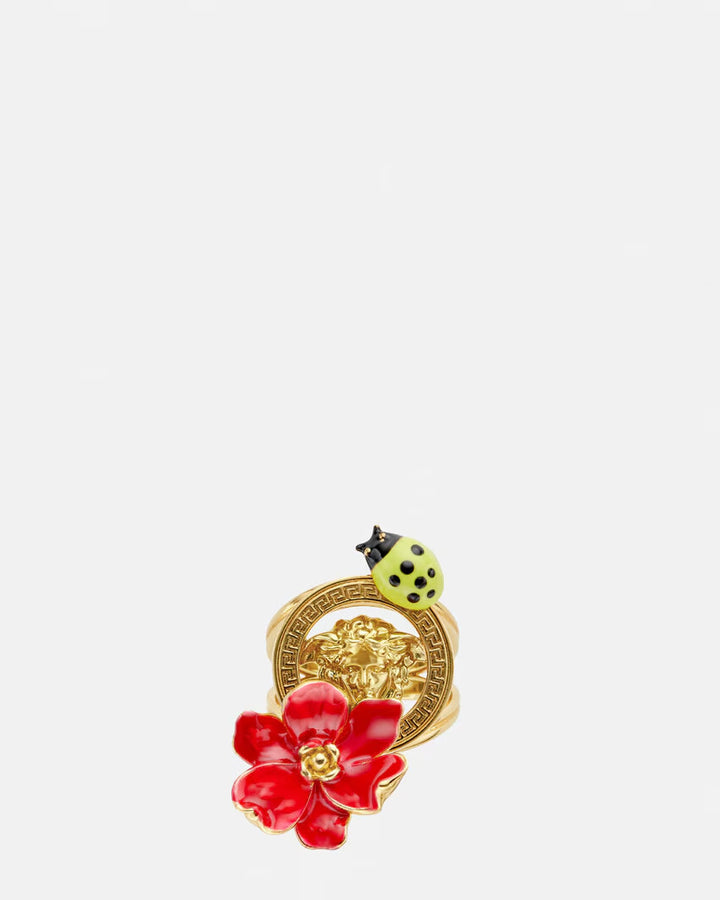 VERSACE Strawberry Garden Ring
