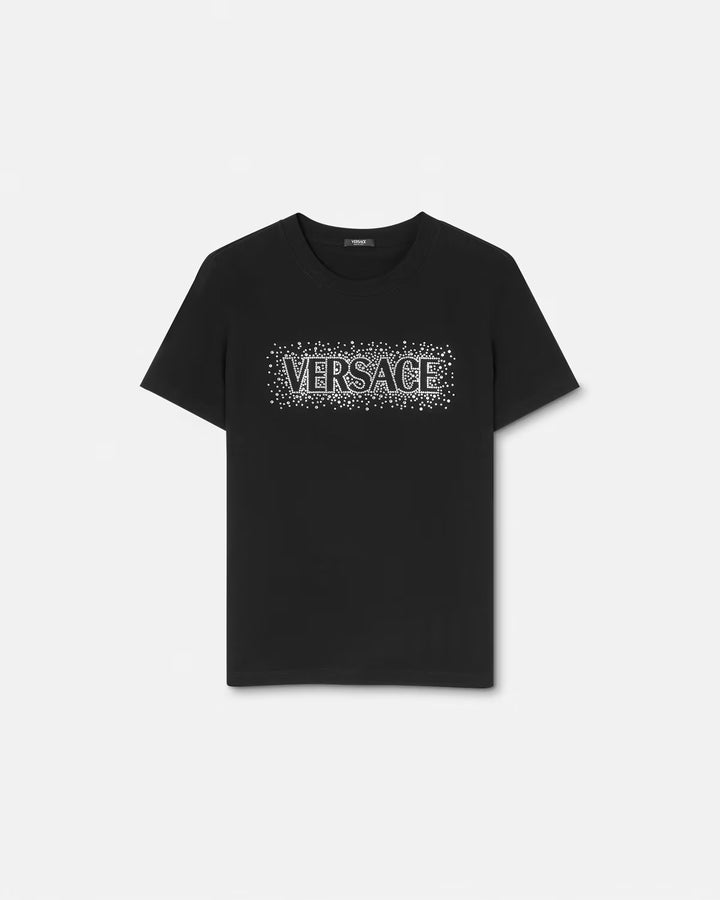Versace Cielo Stellato Logo Slim-Fit T-Shirt