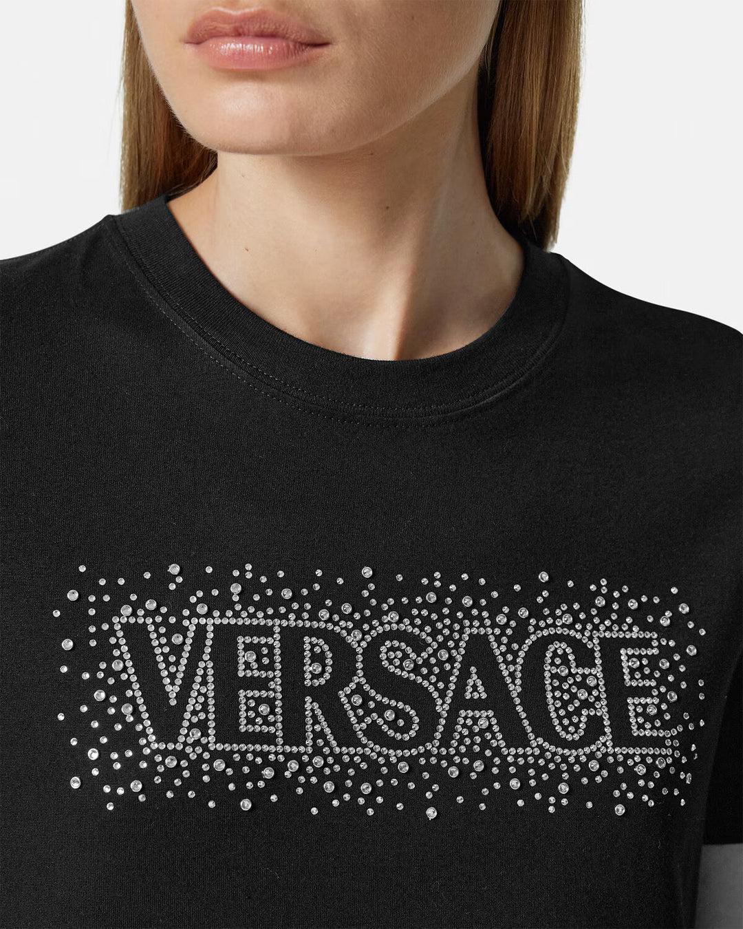 Versace Cielo Stellato Logo Slim-Fit T-Shirt