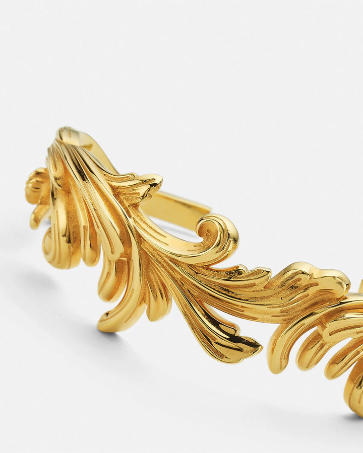 VERSACE BAROCCO LEAF CUFF BRACELET