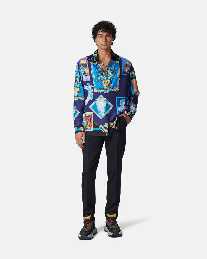 VERSACE GALLERY SILK SHIRT