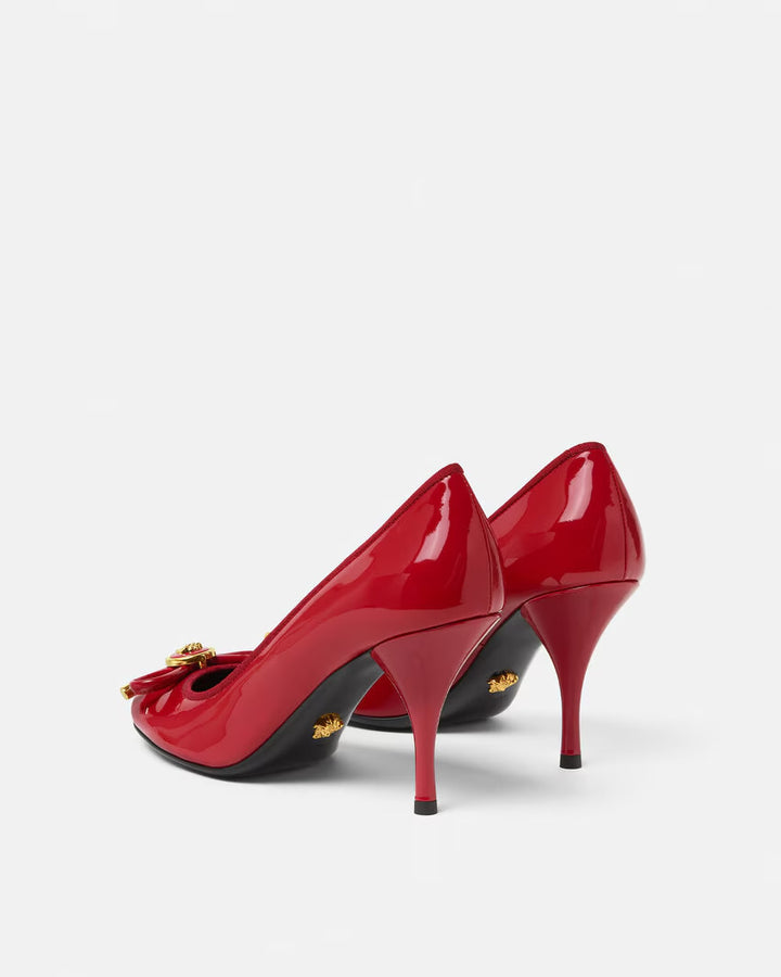 VERSACE  Opera Bow Patent Pumps 85 mm