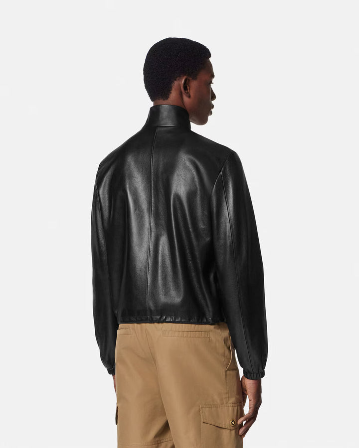 VERSACE Plongé Leather Jacket