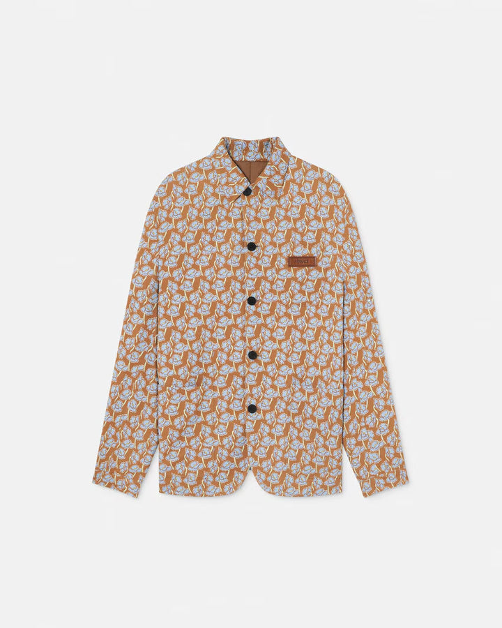 VERSACE Poppies Single-Breasted Cady Blazer