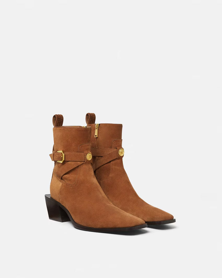 VERSACE Angelo Suede Chelsea Boots 70 mm