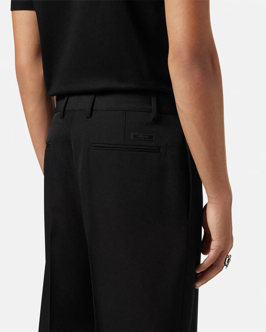 VERSACE Wool Formal Pants