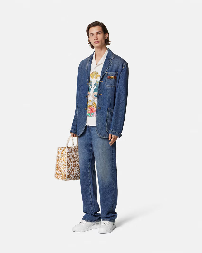 VERSACE Medusa Biggie Denim Jacket