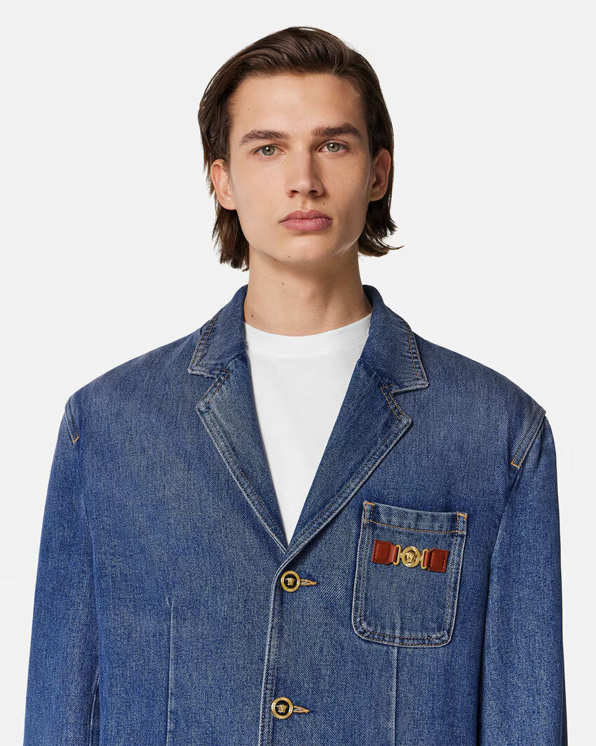 VERSACE Medusa Biggie Denim Jacket