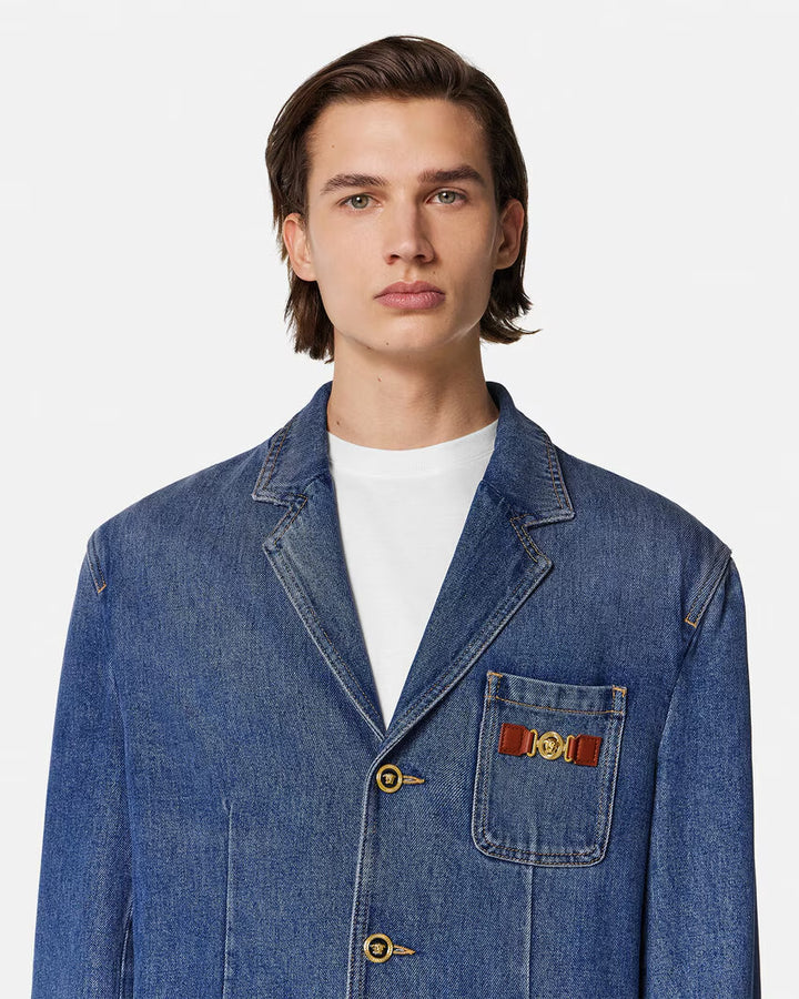 VERSACE Medusa Biggie Denim Jacket