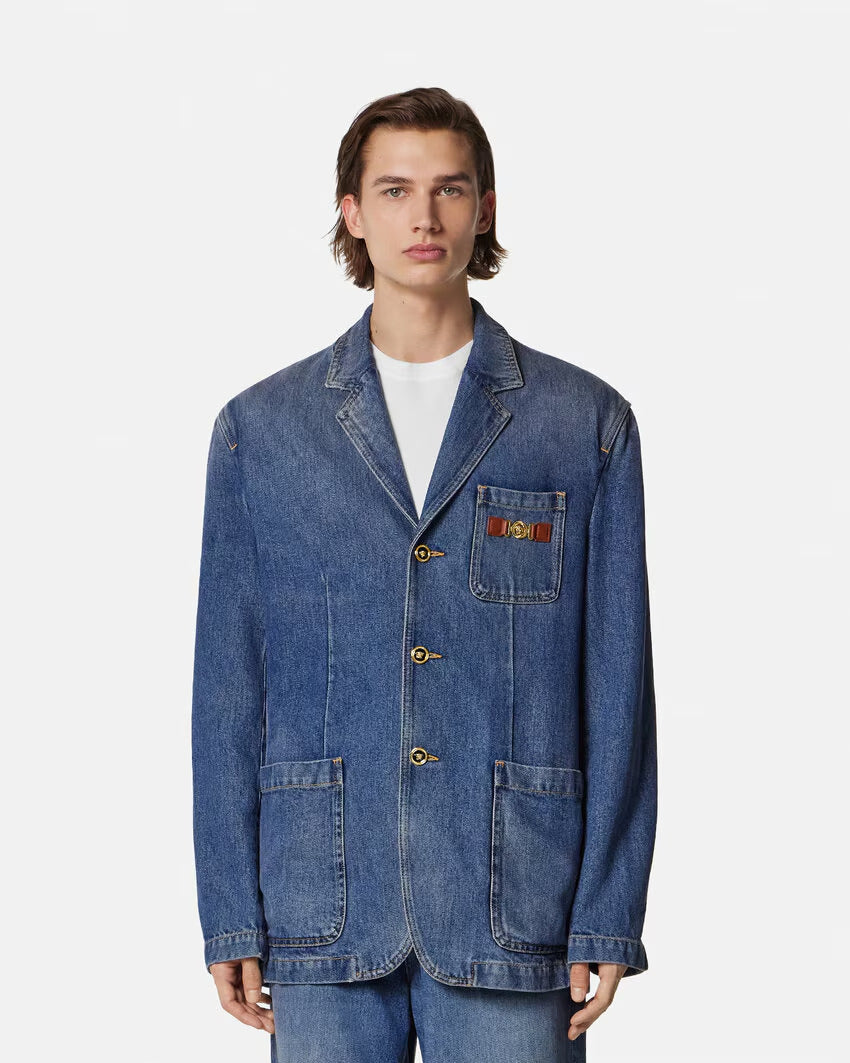 VERSACE Medusa Biggie Denim Jacket