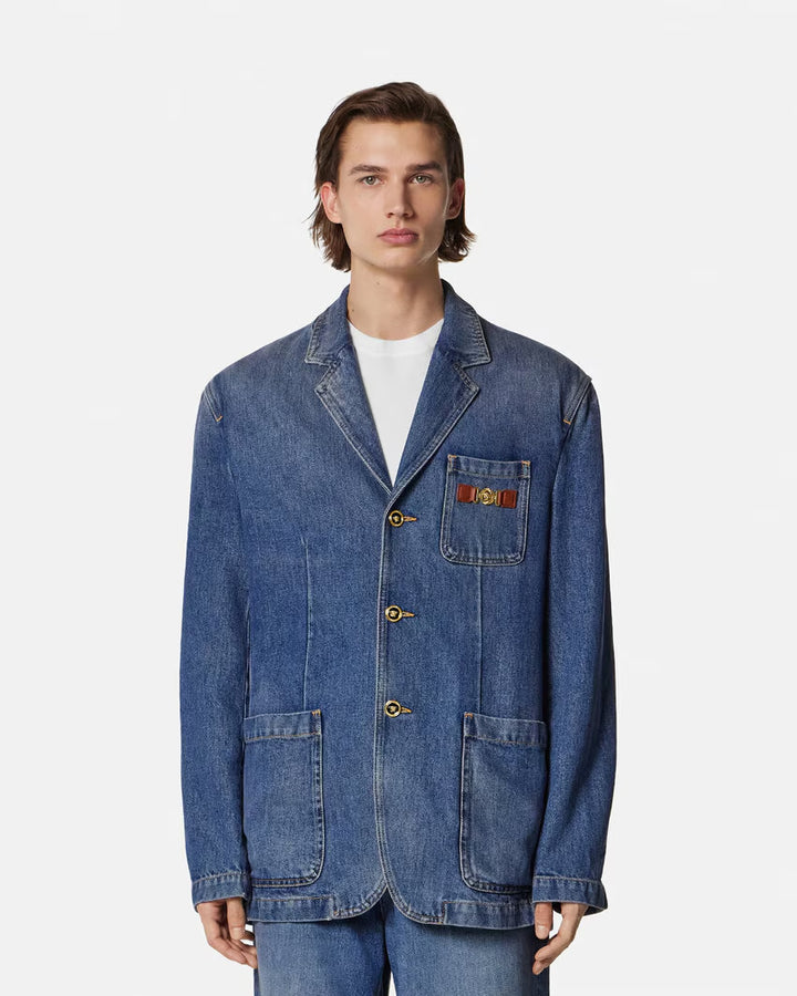 VERSACE Medusa Biggie Denim Jacket