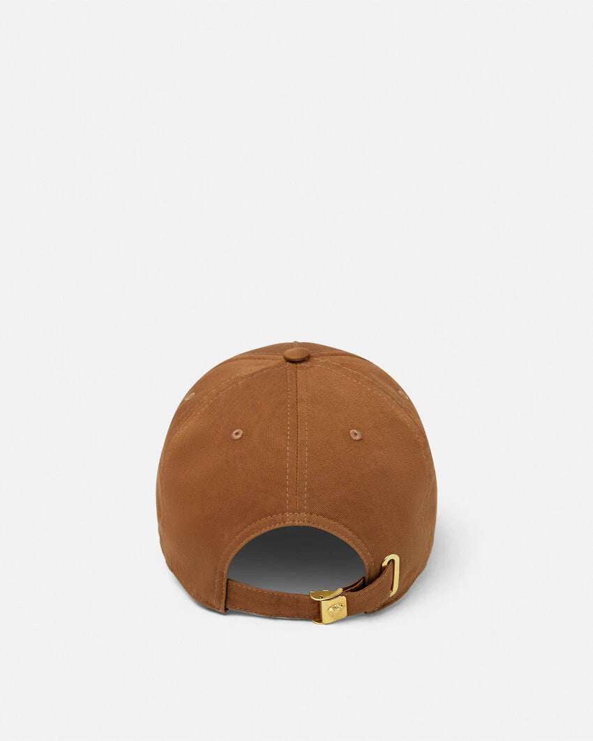 VERSACE EMBROIDERED LOGO BASEBALL CAP
