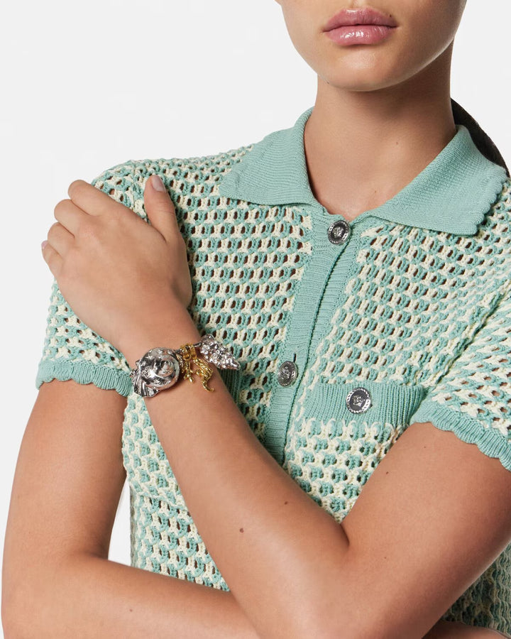 VERSACE Crystal Icons De La Mer Bracelet