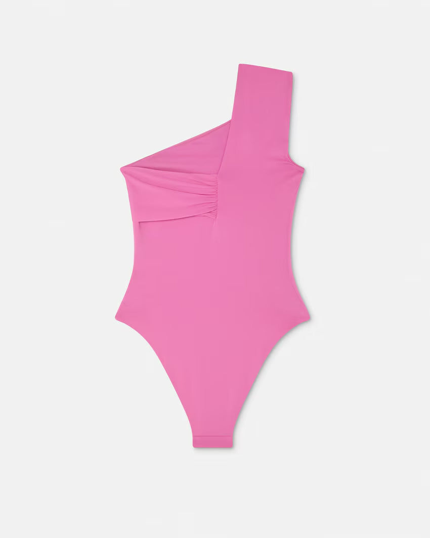 VERSACE Safety Pin Gathered One-Piece Swimsuit