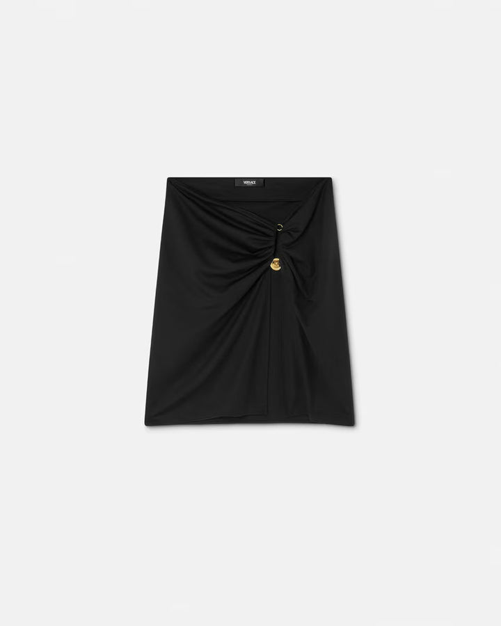 VERSACE Safety Pin Cover-Up Skirt