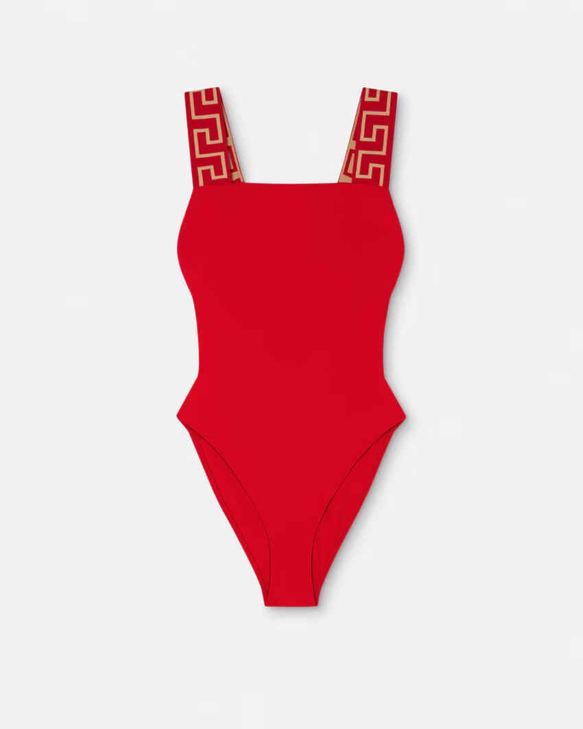 VERSACE Greca Border One-Piece Swimsuit
