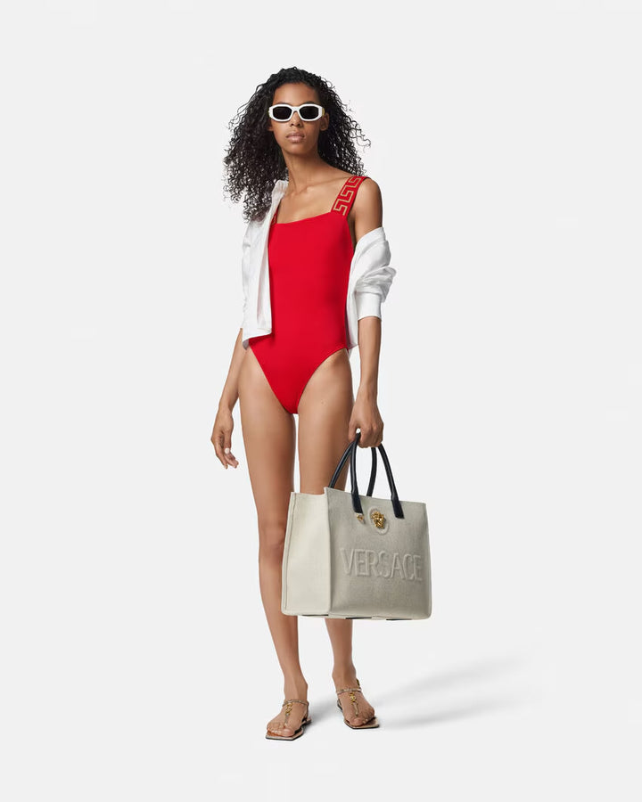 VERSACE Greca Border One-Piece Swimsuit