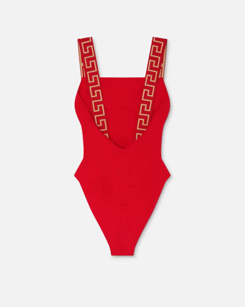 VERSACE Greca Border One-Piece Swimsuit