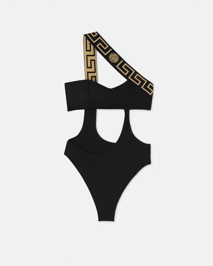 VERSACE Greca Border One-Piece Swimsuit