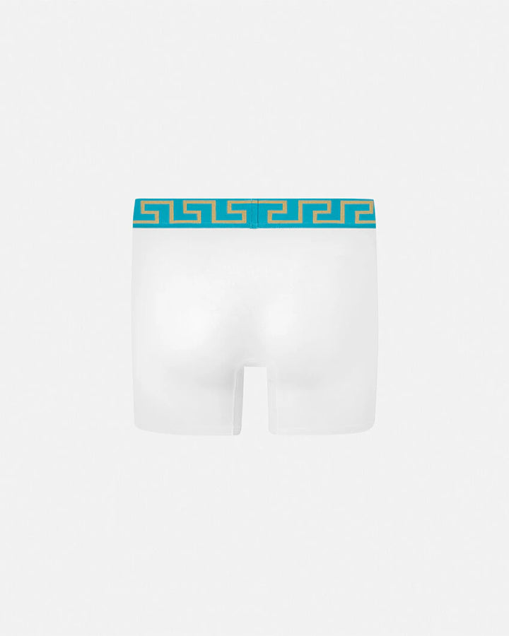 VERSACE GRECA BORDER LONG TRUNKS