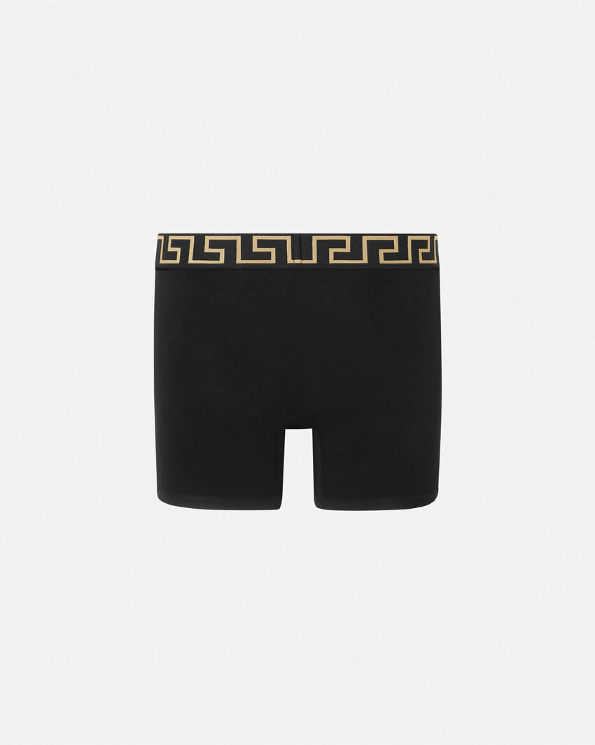VERSACE GRECA BORDER LONG TRUNKS