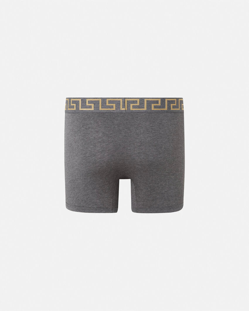 VERSACE GRECA BORDER LONG TRUNKS