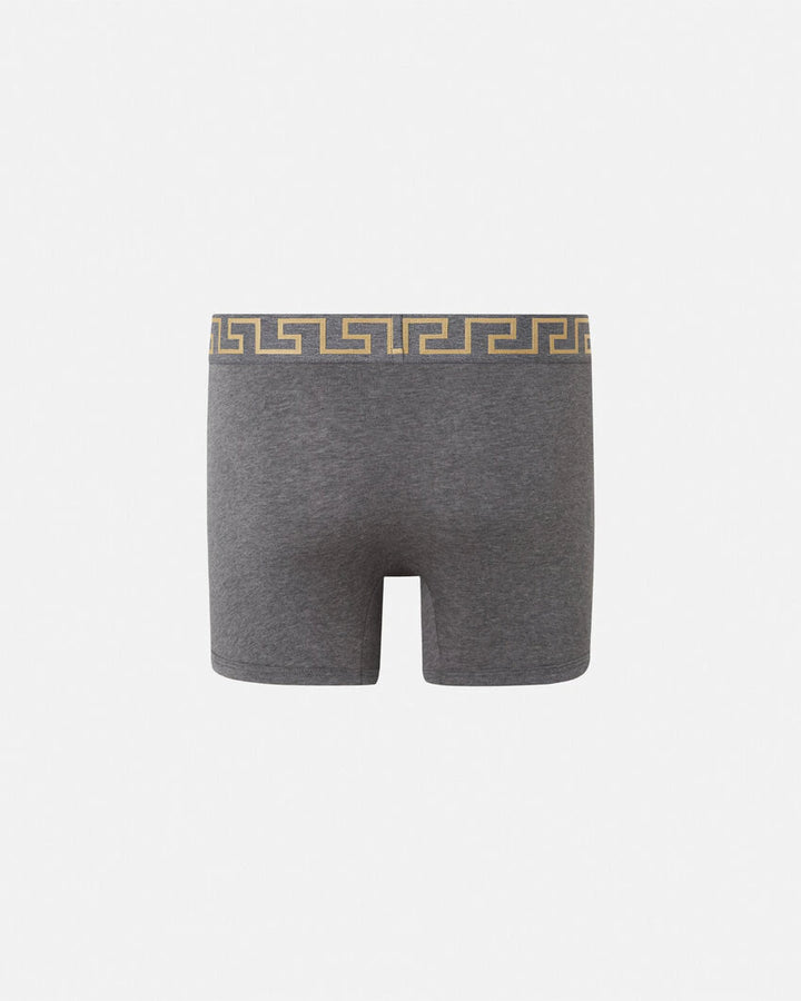 VERSACE GRECA BORDER LONG TRUNKS