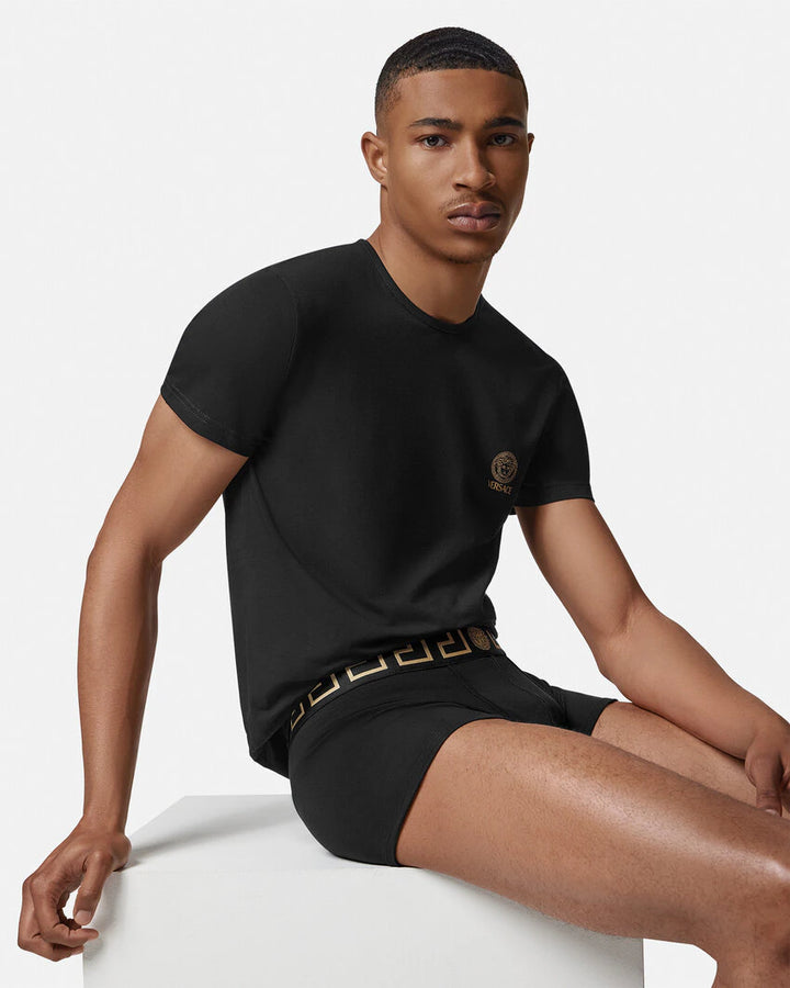 VERSACE GRECA BORDER TRUNKS 2-PACK