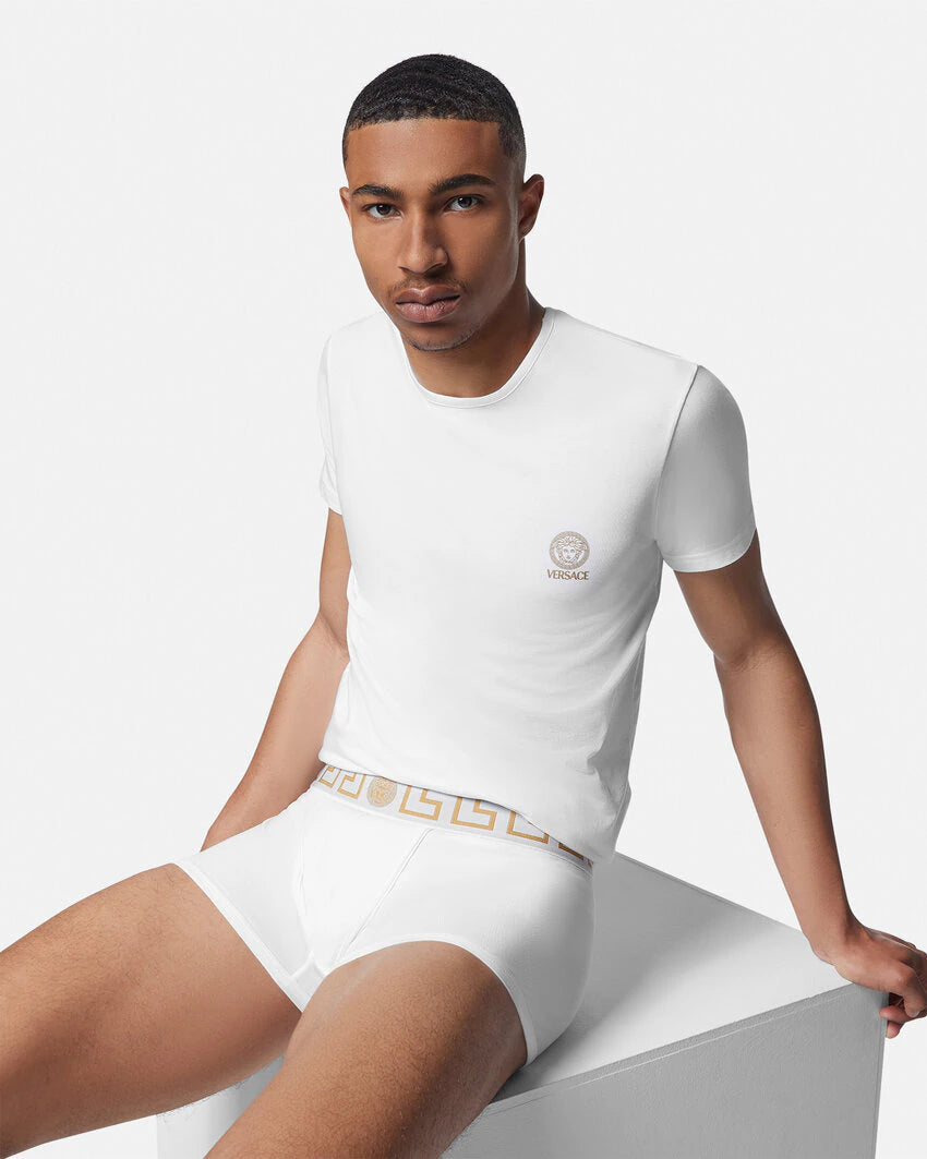 VERSACE GRECA BORDER TRUNKS 2-PACK