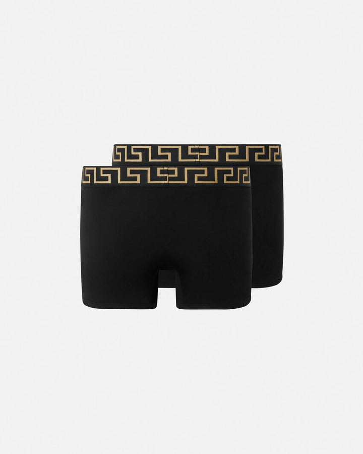 VERSACE GRECA BORDER LONG TRUNKS 2-PACK