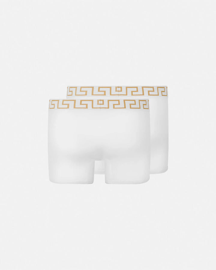 VERSACE GRECA BORDER LONG TRUNKS 2-PACK