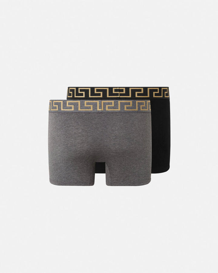 VERSACE GRECA BORDER LONG TRUNKS 2-PACK