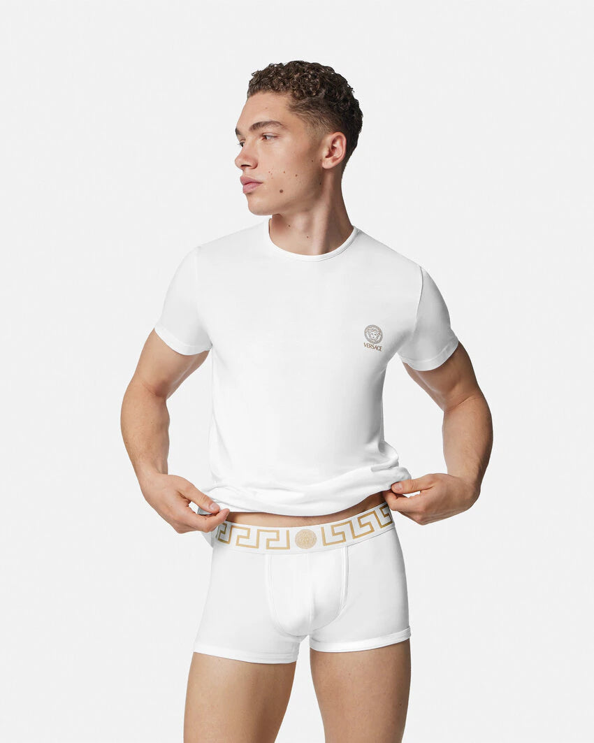 VERSACE GRECA BORDER TRUNKS 3-PACK