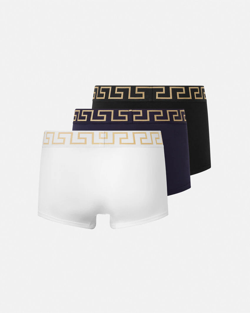 VERSACE GRECA BORDER TRUNKS 3-PACK